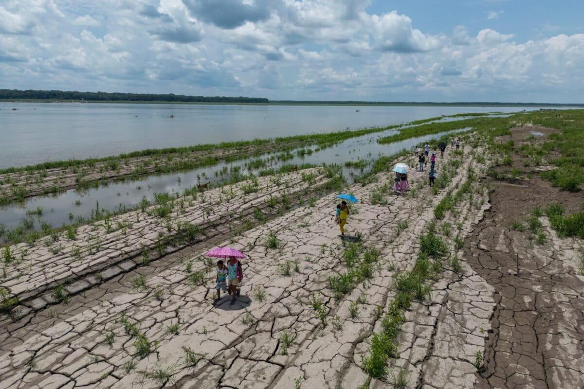 $!Una sección del Río Amazonas, en Santa Sofía, en las afueras de Leticia, Colombia, el 20 de octubre del 2024.