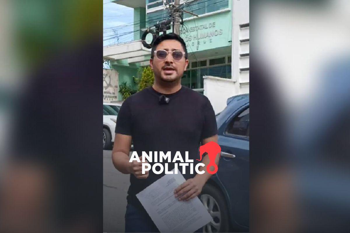 $!El activista Ángel Kú denunció presuntas violaciones en la imputación del delito de terrorismo contra el periodista Rafael “Lafita” León.