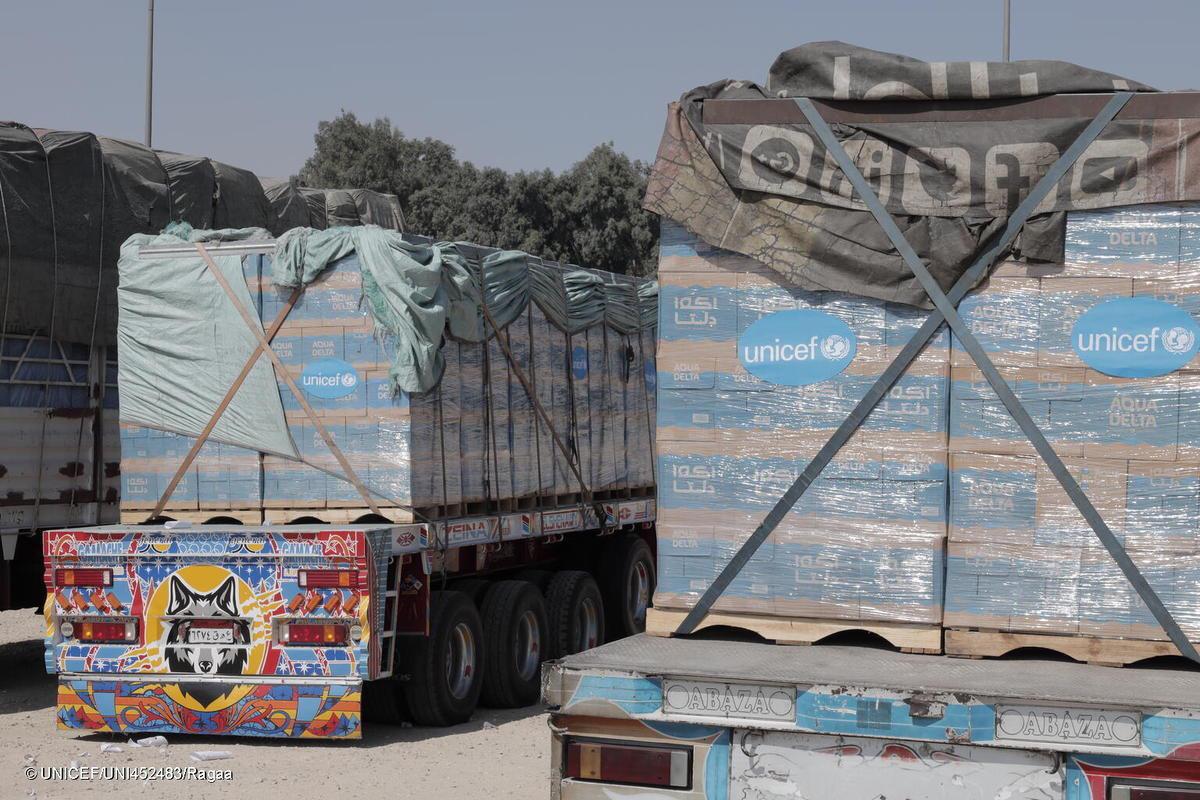 $!En el cruce de Rafah, la entrada de la ayuda a Gaza marca la diferencia entre la vida y la muerte