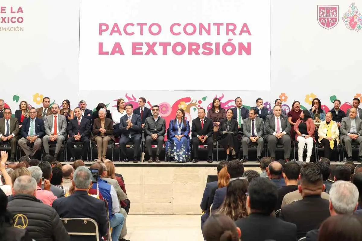 $!CDMX firma pacto contra la extorsión en medio de repunte del delito: denuncias se disparan 265% en un año