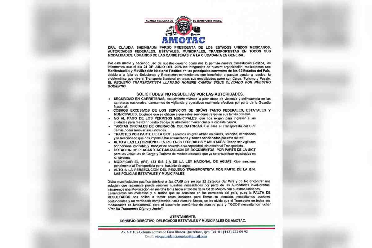 $!Comunicado difundido por la organización a través de redes sociales.