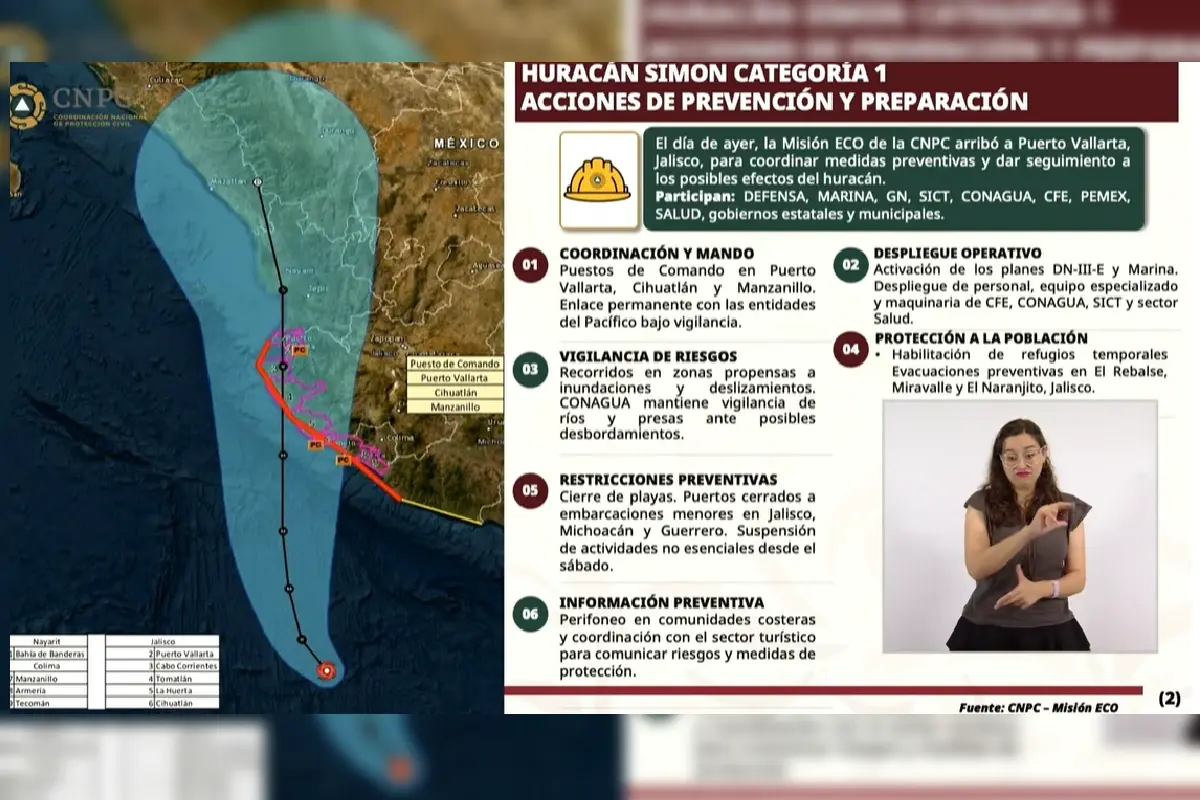 $!Huracán Simon deja lluvias, inundaciones y cortes de luz en Guerrero; se prevén más tormentas
