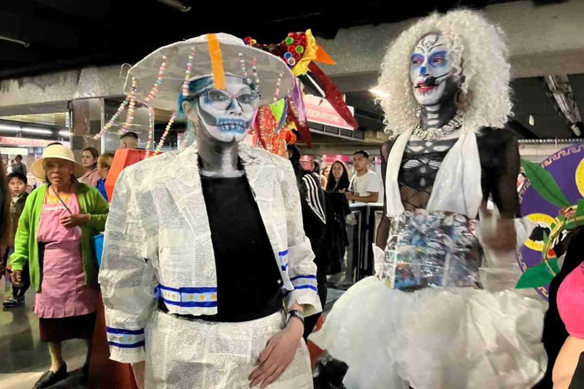 $!Varias personas aprovecharon a disfrazarse de catrinas.