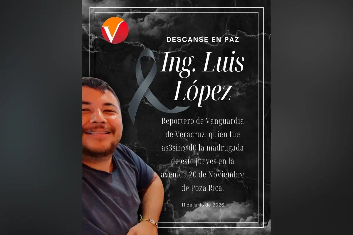 $!El periodista trabajaba en el medio Vanguardia Veracruz.