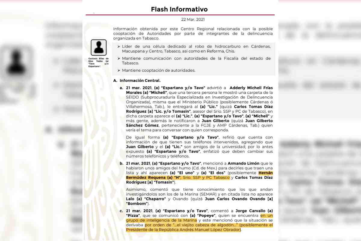 $!AMLO habría ordenado investigar a Hernán Bermúdez en 2021, según un informe de la Sedena