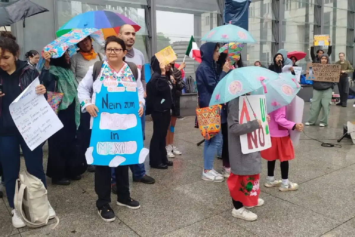 $!Desde Berlín, exigieron respeto al territorio en Topolobampo.