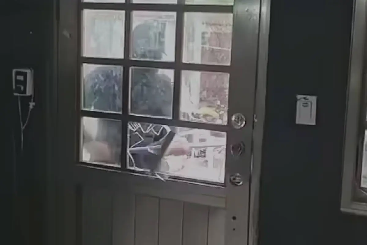$!Imagen del momento en el que Guzmán Ramírez fue secuestrada.