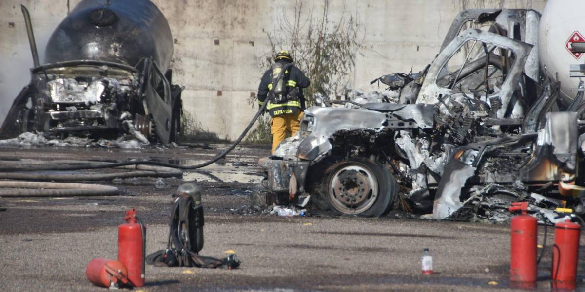 Incendio en planta de gas ya fue controlado y no hay heridos: PC Culiacán  Incendio en planta de gas ya fue controlado y no hay heridos: PC Culiacán