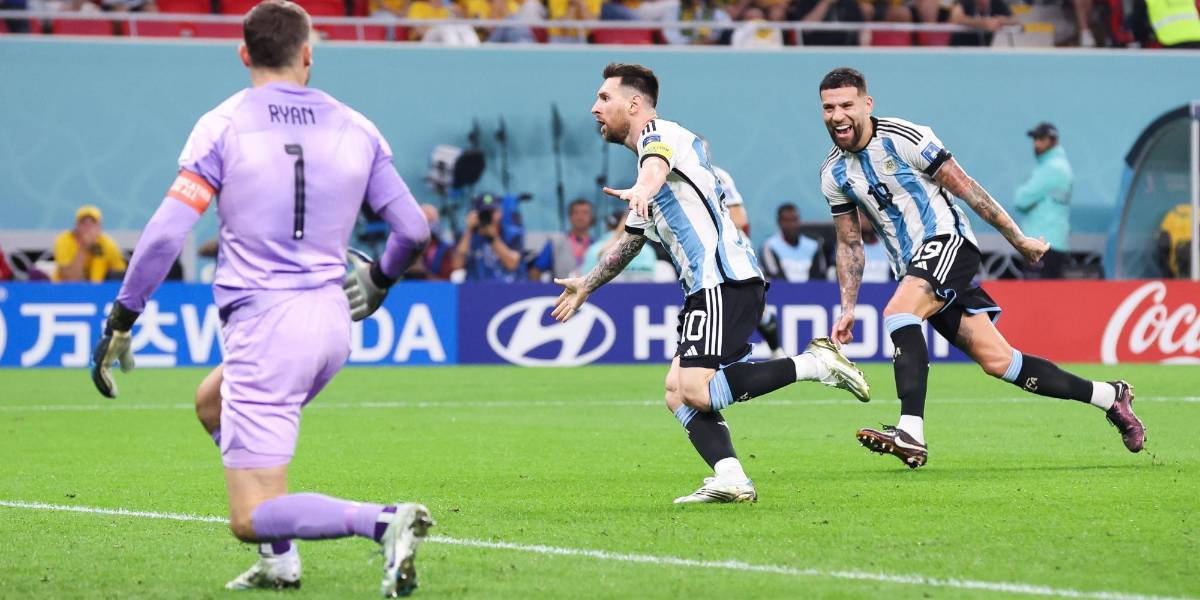 Argentina con lo suficiente vence a Australia y avanza a cuartos Argentina con lo suficiente vence a Australia y avanza a cuartos
