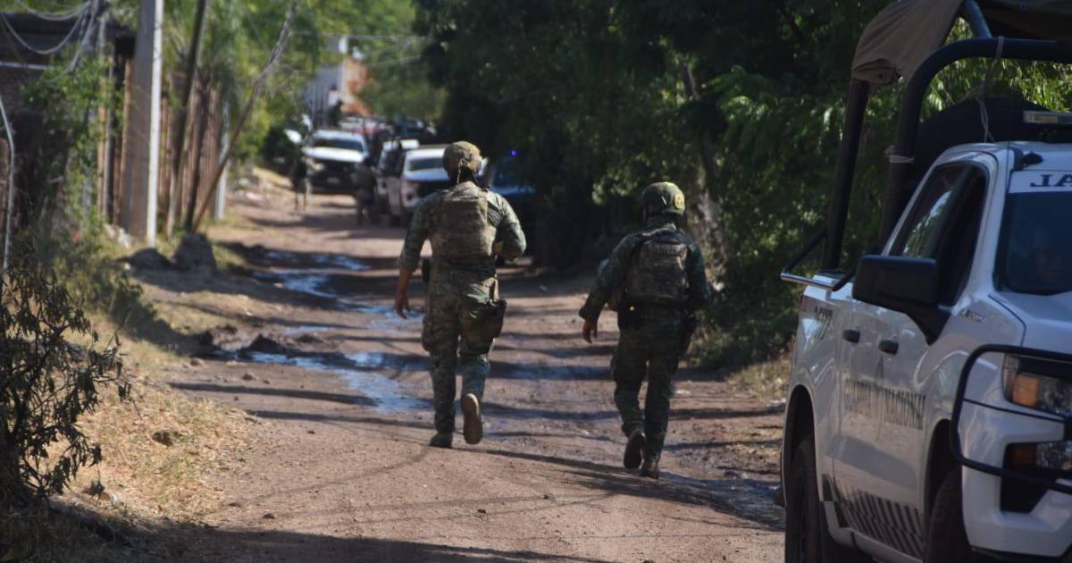Así luce el lugar en que el Ejército y la Guardia Nacional se enfrentó ...