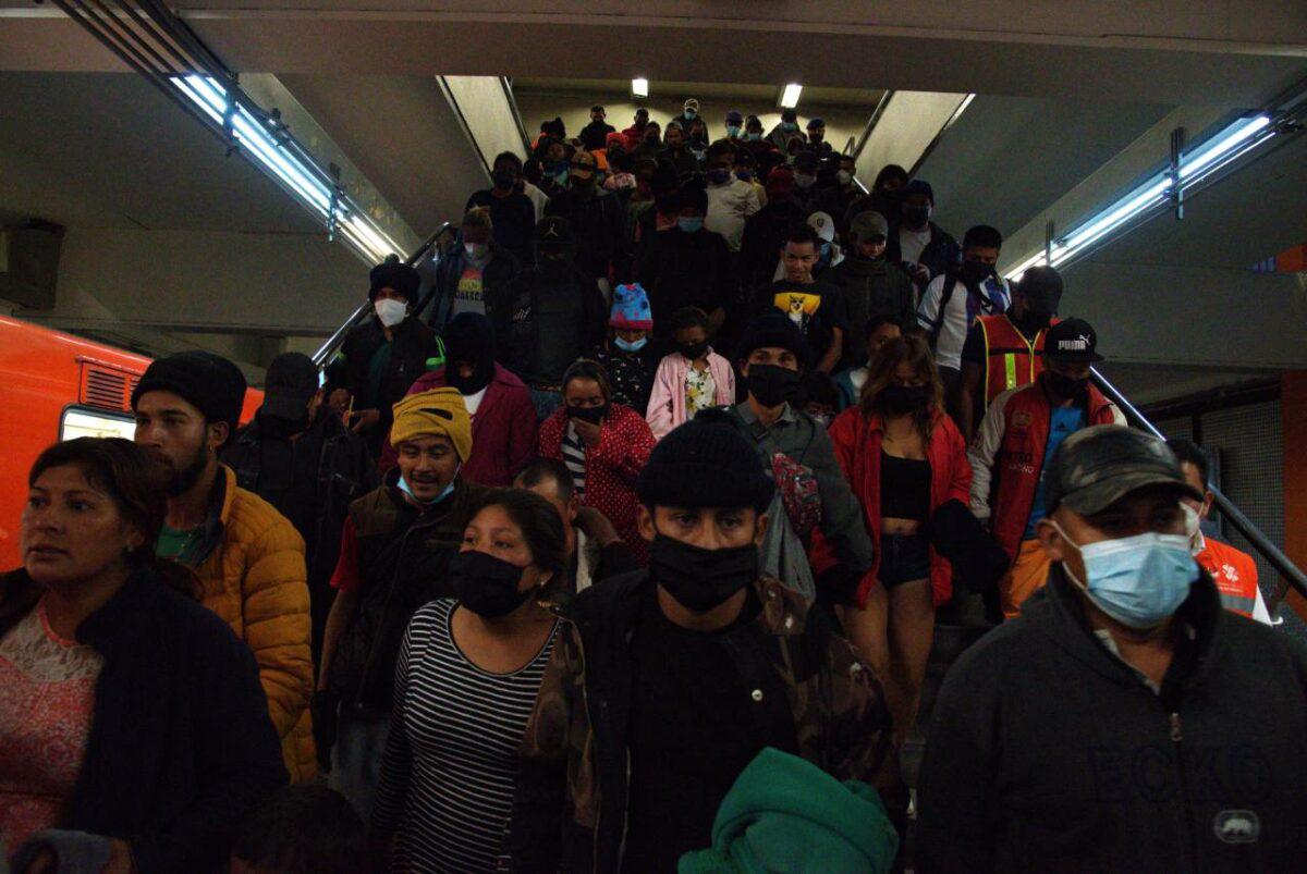 $!Viaje migrante en Metro, de Martín Carrera a Polanco