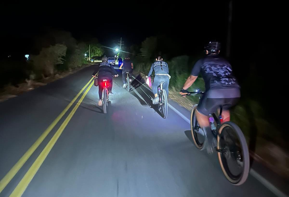 $!Ciclistas peregrinan desde Agua Verde en honor a la Virgen del Rosario