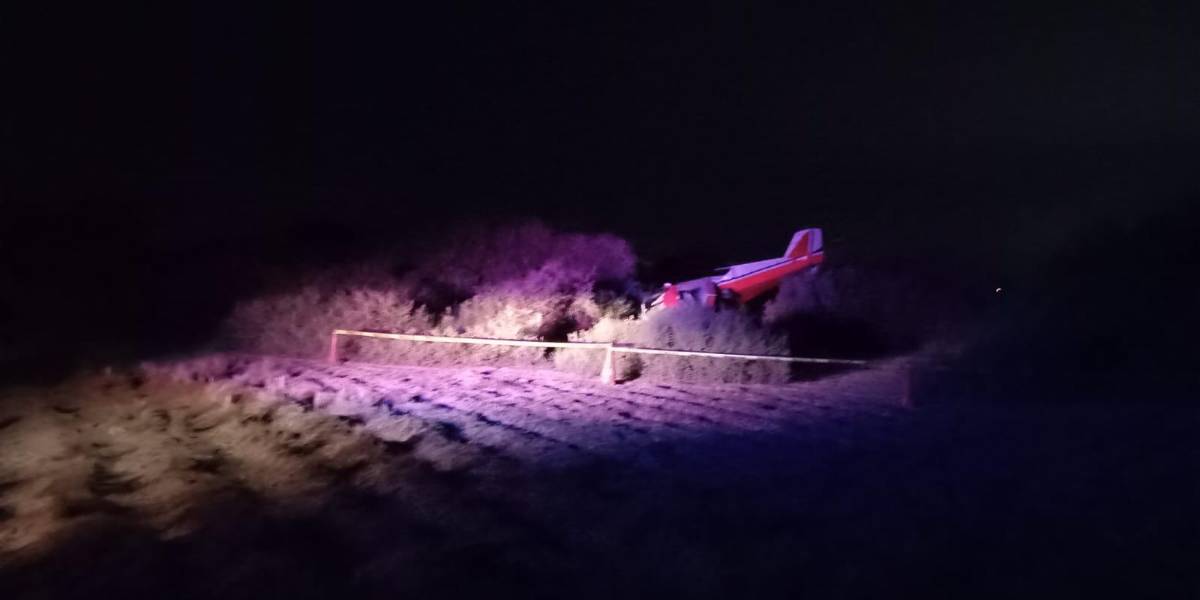 Se desploma avioneta en Navolato; hay dos lesionados