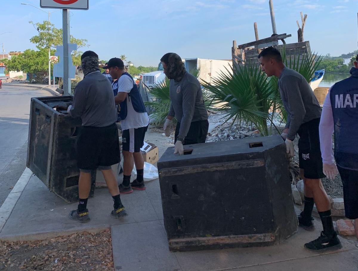 $!Se realiza otra jornada de ‘Cuidemos los Manglares’ en Mazatlán recolectando más de dos toneladas de residuos