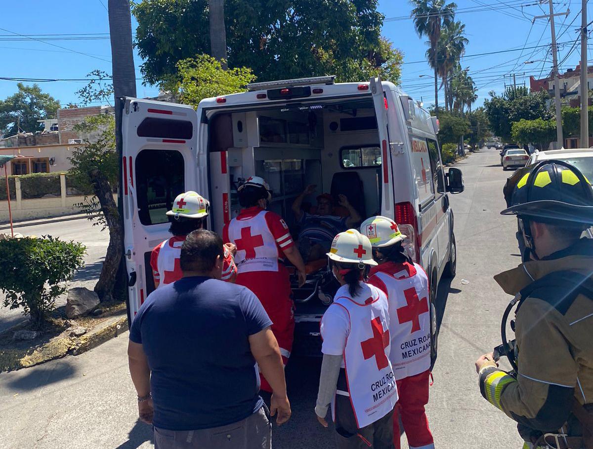 $!Propietario de vivienda resulta lesionado en conato de incendio en Mazatlán
