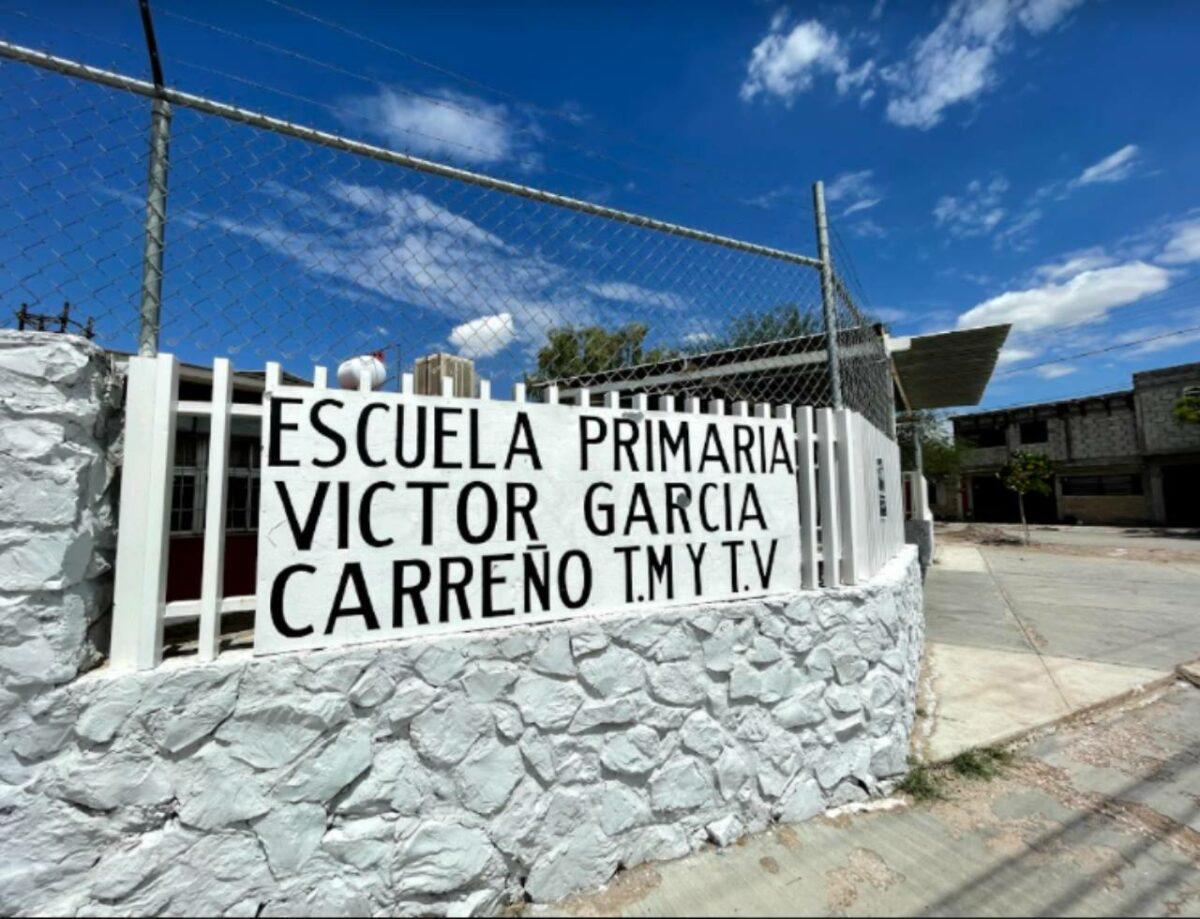 $!La escuela “Profesor Víctor García Carreño”, al oriente de Torreón, tiene un alto índice de delincuencia, por lo que fue vandalizada.