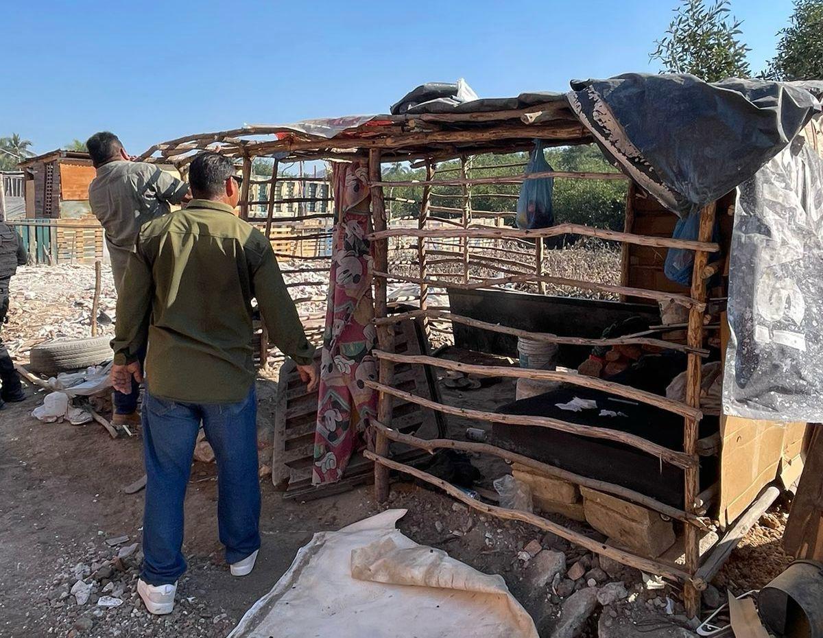 $!Localizan a más de 10 personas habitando de manera irregular en zonas de humedales