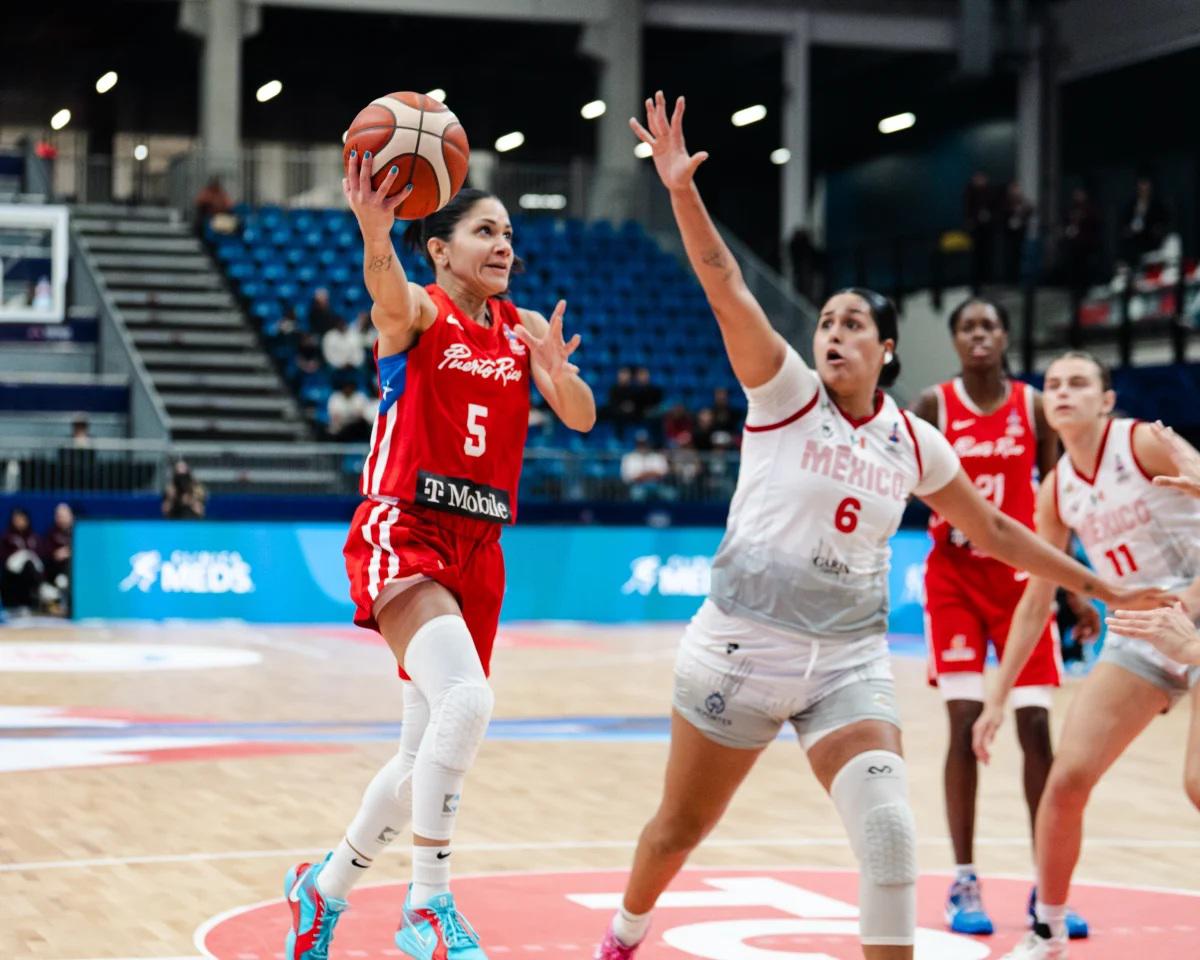 $!México cae ante Puerto Rico en la AmeriCup Femenina 2025; Mariana Valenzuela brilla pese al revés