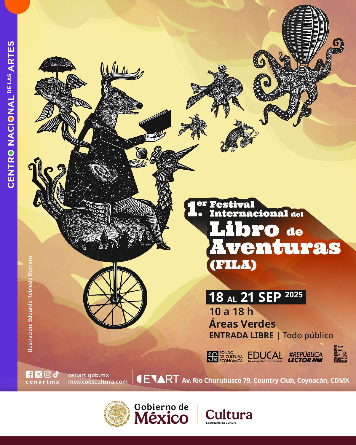 $!Anuncian el primer Festival internacional del libro de aventuras en el Cenart