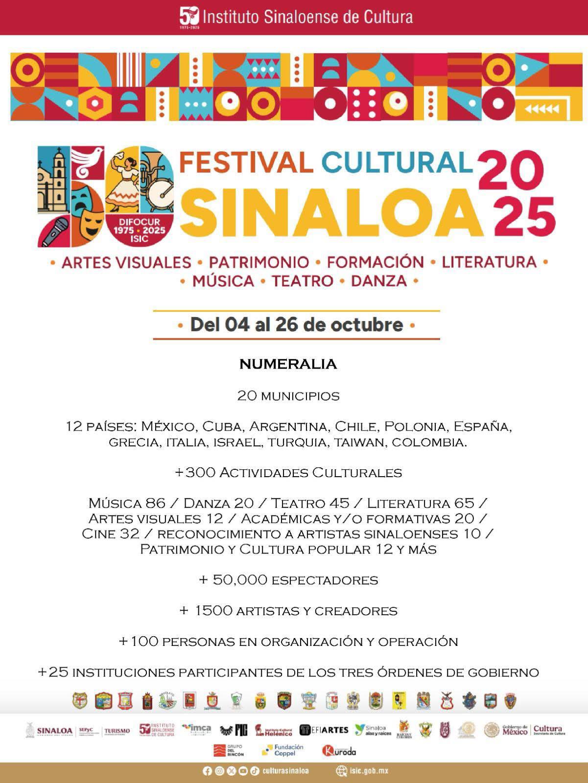 $!El festival tendrá lugar del 4 al 26 de octubre.