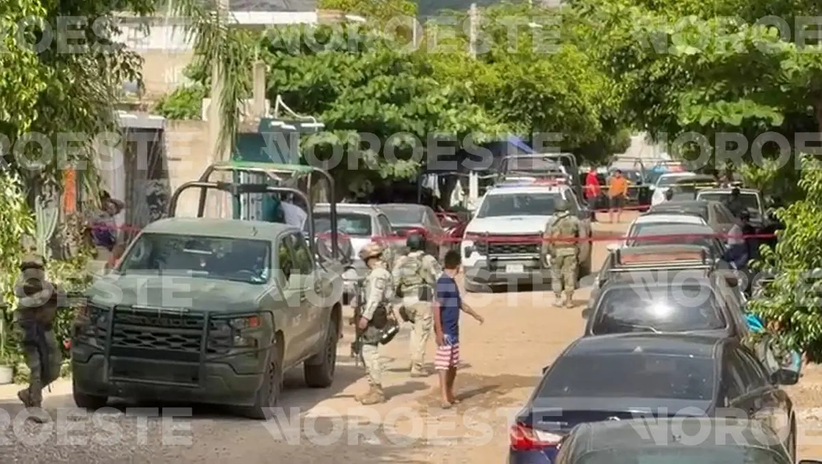 $!Cinco jóvenes fueron baleados en la colonia Felipe Ángeles, en Mazatlán; dos mueren al llegar al hospital
