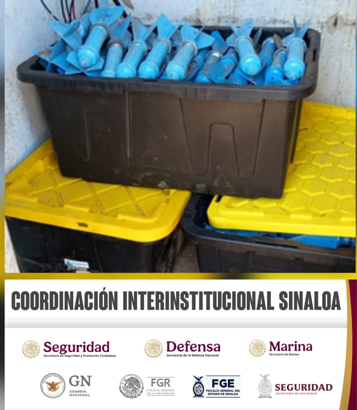 $!Aseguran más de 300 explosivos en presunto campamento criminal en Badiraguato