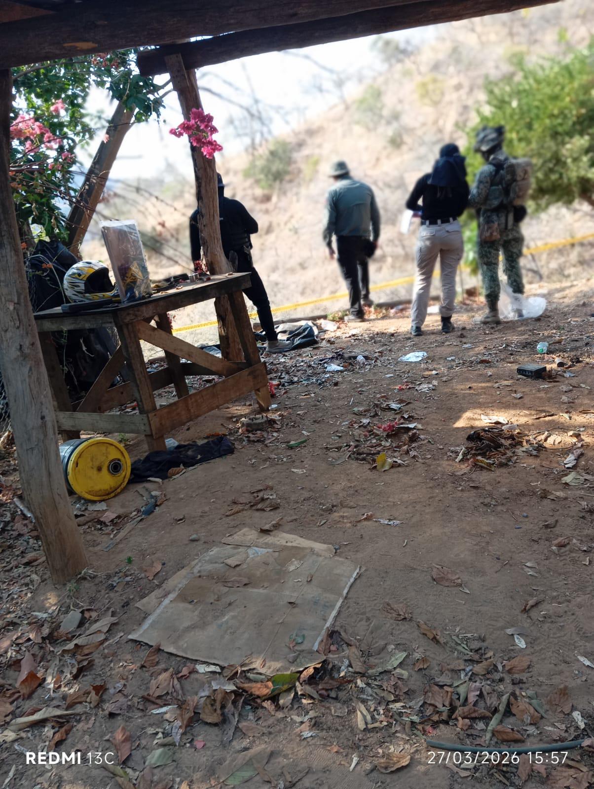 $!Hallan restos óseos calcinados en La Tuna, en la sierra de Badiraguato