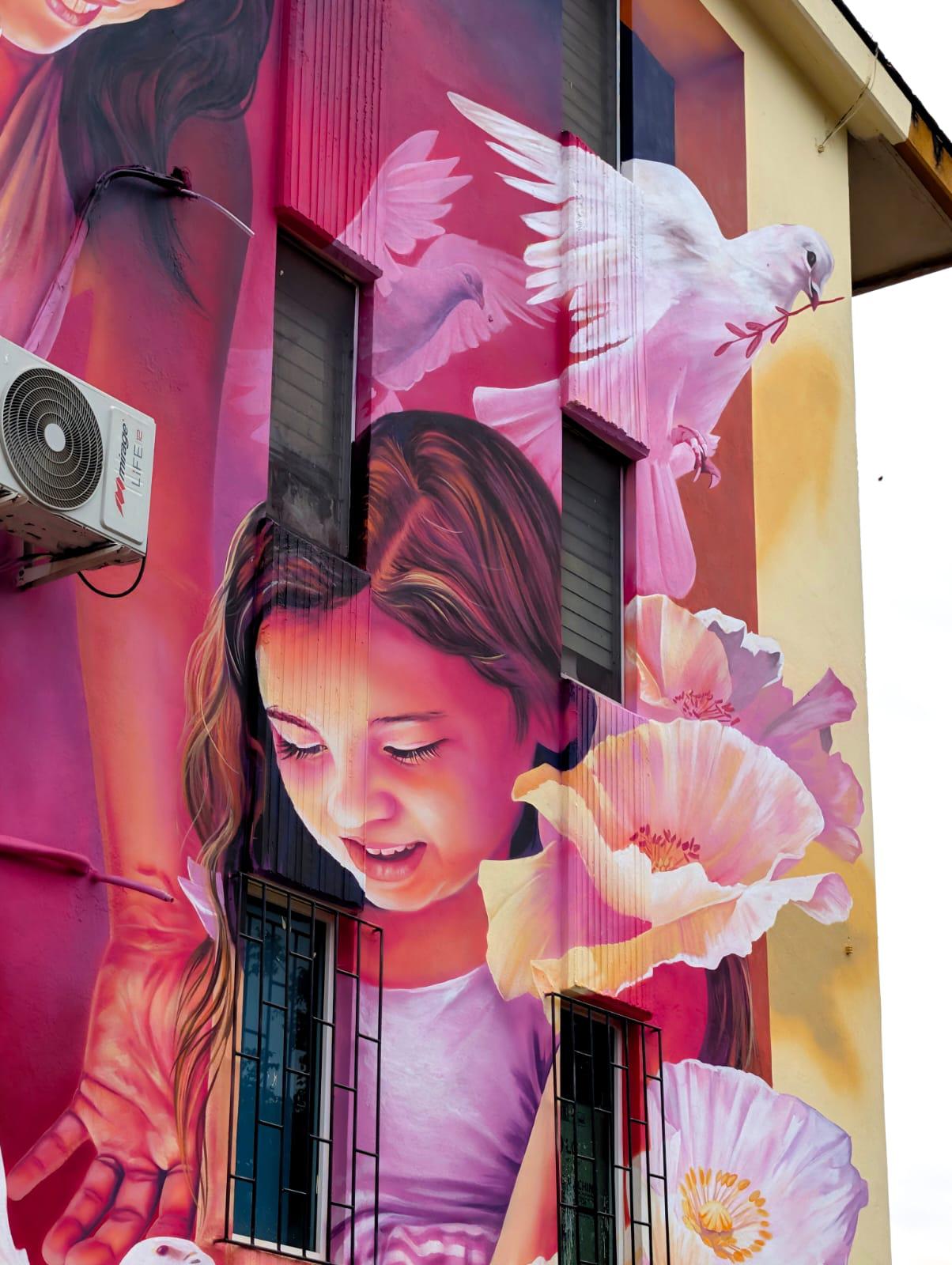 $!Pinceladas de esperanza en el corazón de Culiacán: el mural 3D de Adry del Rocío que cautiva al mundo