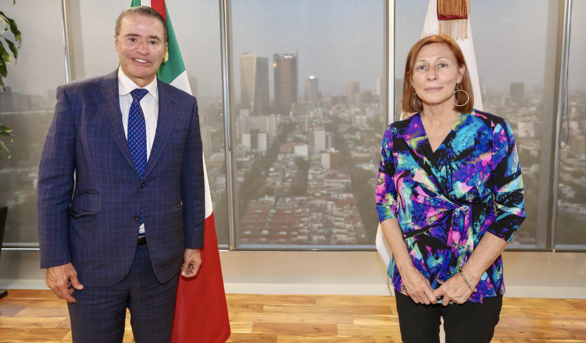 $!Se reúnen Tatiana Clouthier y Quirino Ordaz