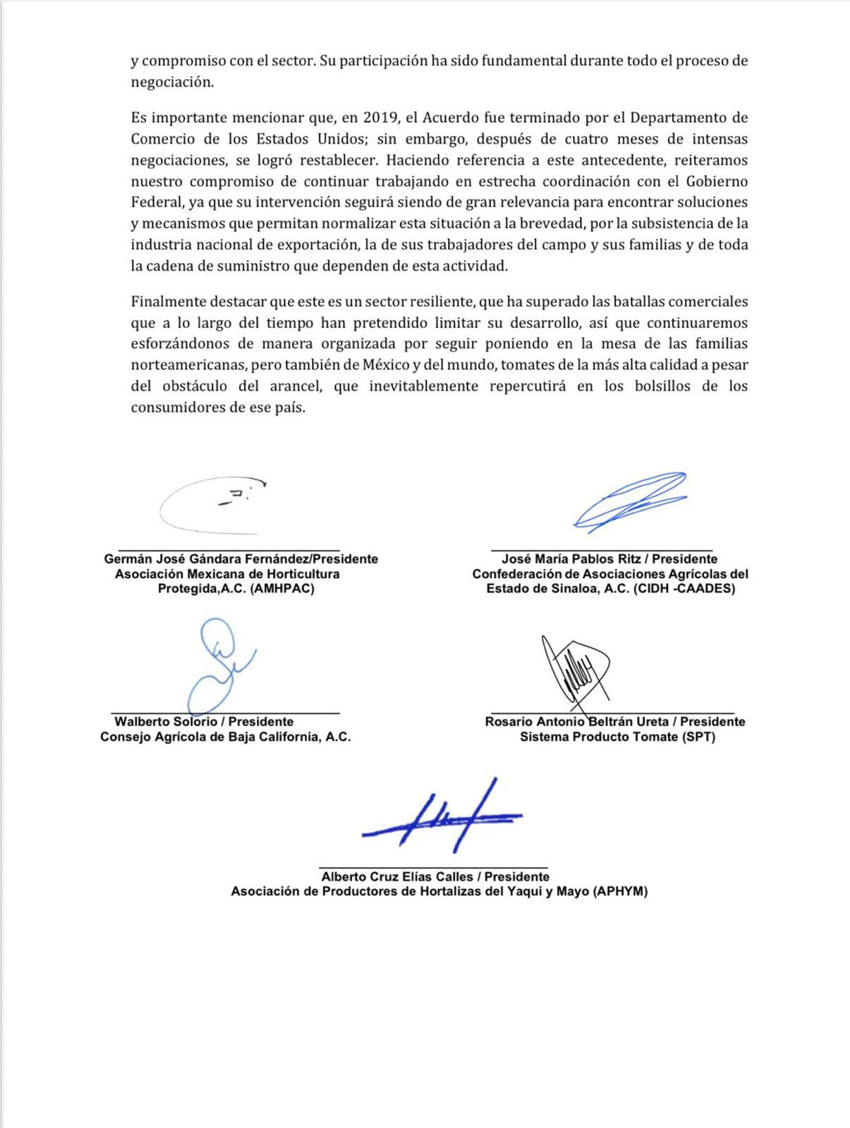 $!Exportadores mexicanos lamentan arancel del 17% impuesto por EU: ‘No hay quien reemplace al tomate mexicano’