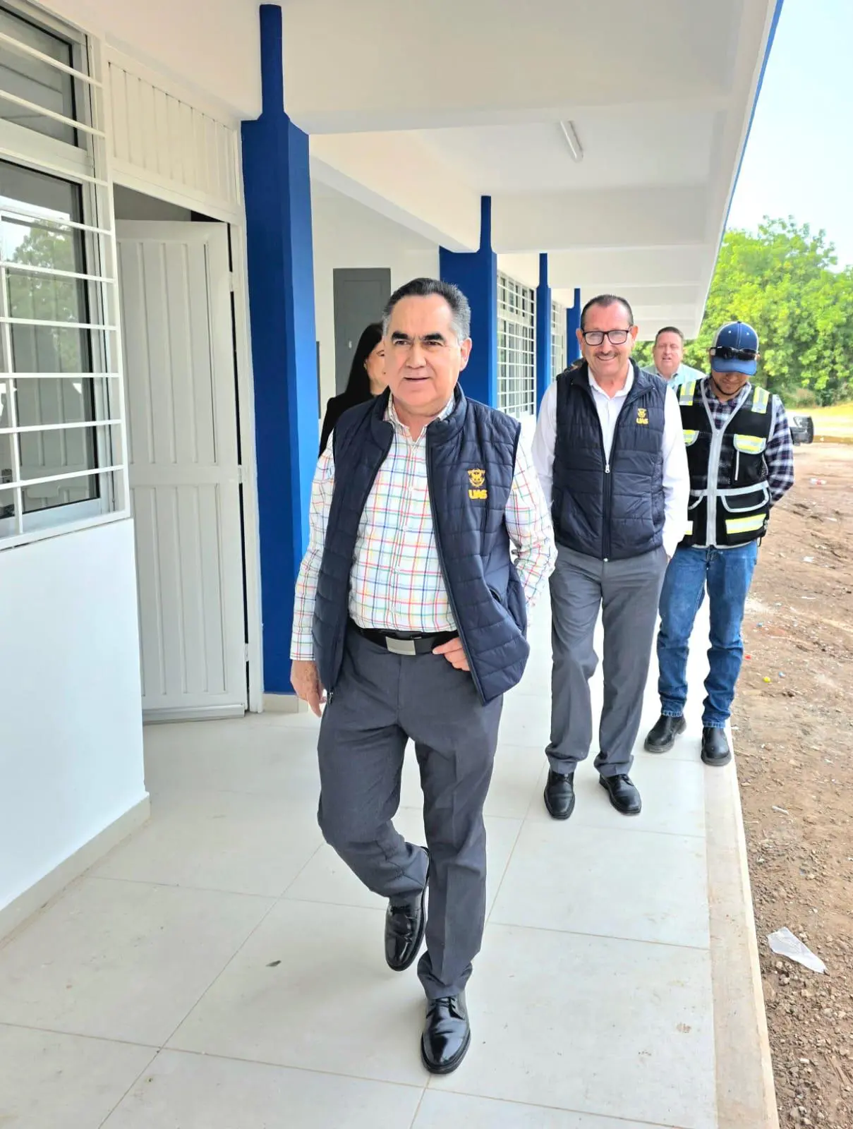 $!Celebra Rector de la UAS ‘apoyo del Gobernador’ y anuncia inauguración del edificio de Medicina en Guasave