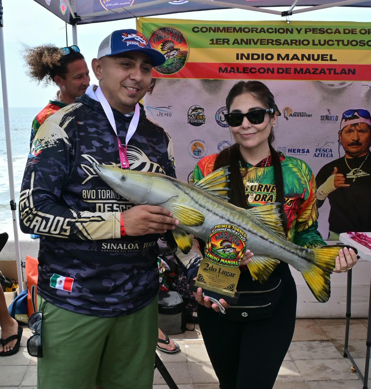 $!Más de 100 participantes se reúnen en el Torneo de Pesca Conmemorativo ‘Indio Manuel’ en Mazatlán