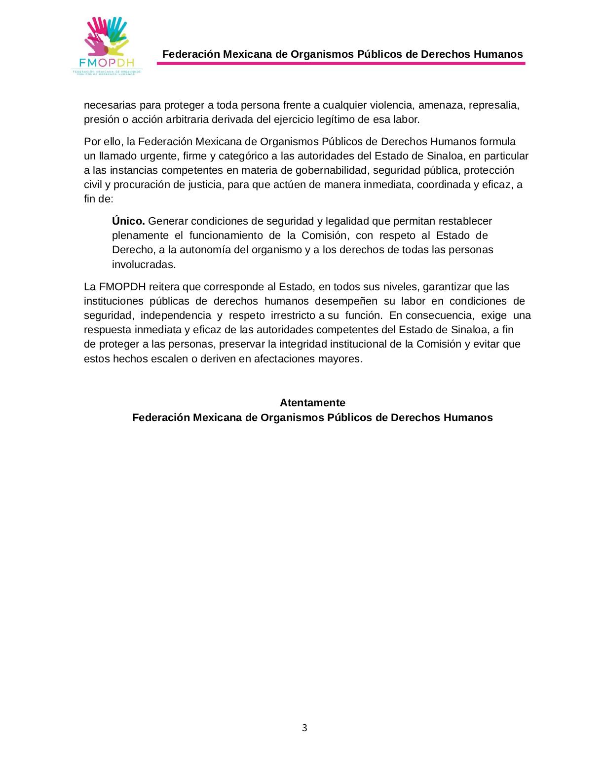 $!Exigen intervención urgente tras toma de la CEDH Sinaloa