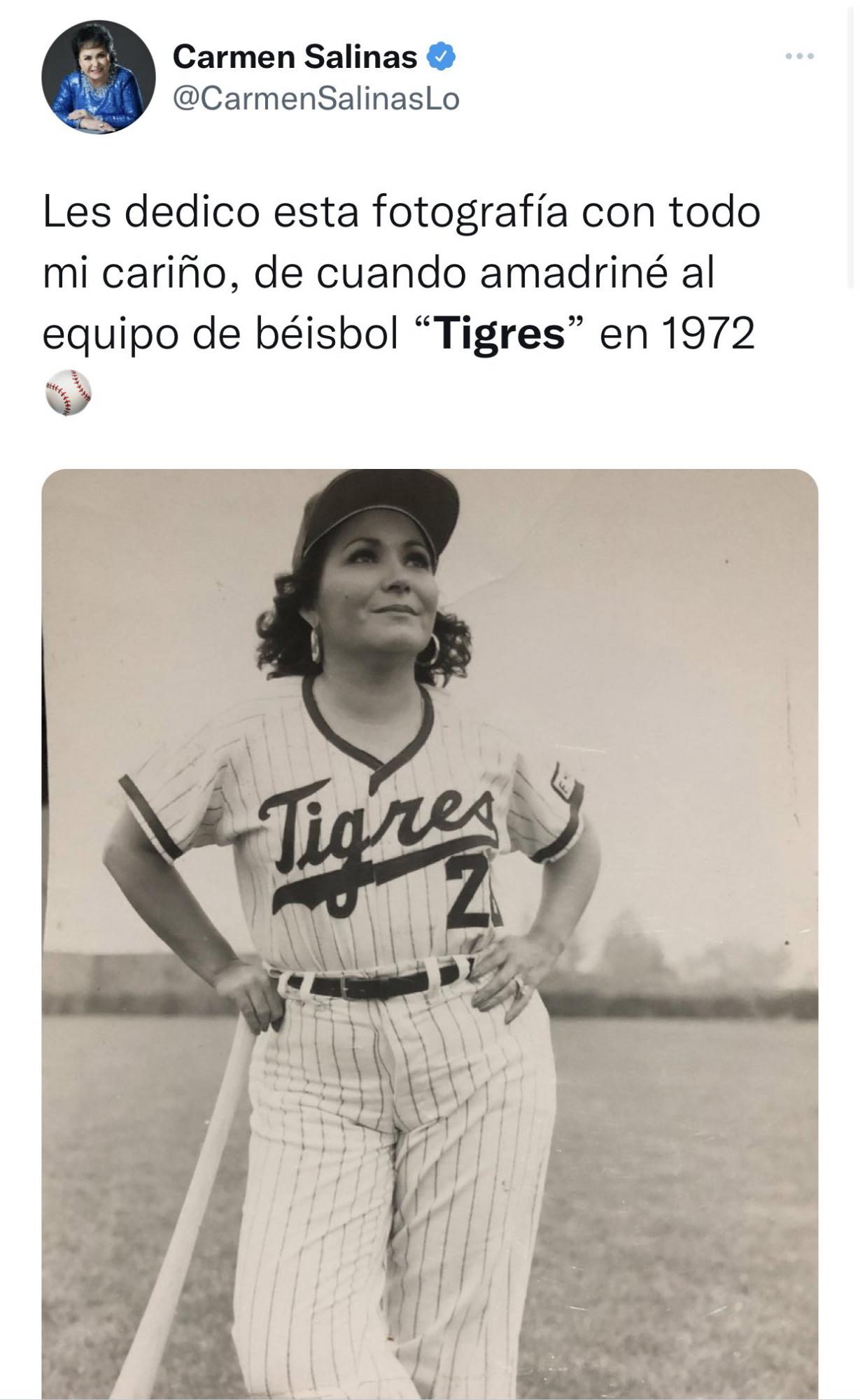 $!Diablos Rojos del México, el otro amor deportivo de Carmelita Salinas