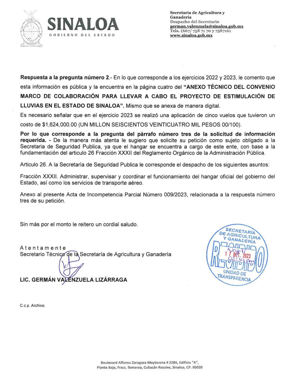 $!Sinaloa necesita un radar Doppler para eficientar bombardeo de nubes, señala la AARC