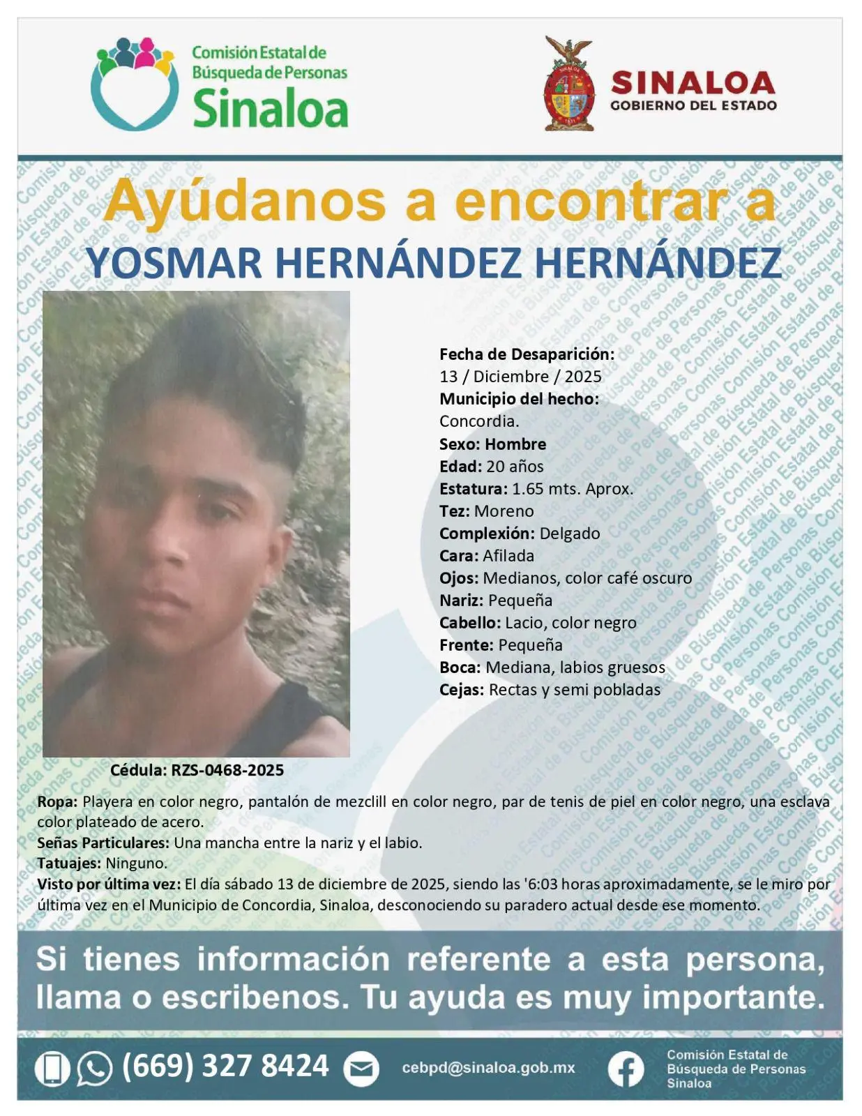 $!Reportan desaparecidos a seis jóvenes en Concordia