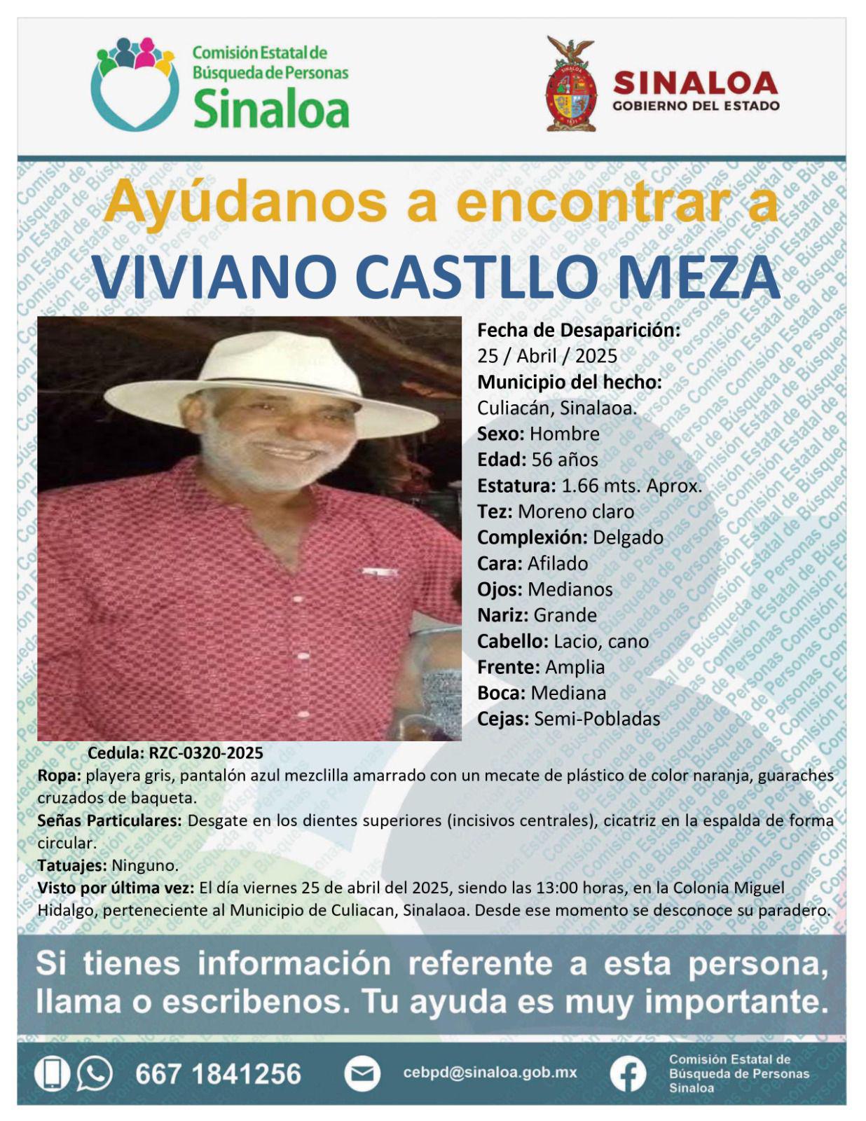 $!Buscan en Culiacán a cuatro hombres desaparecidos en abril