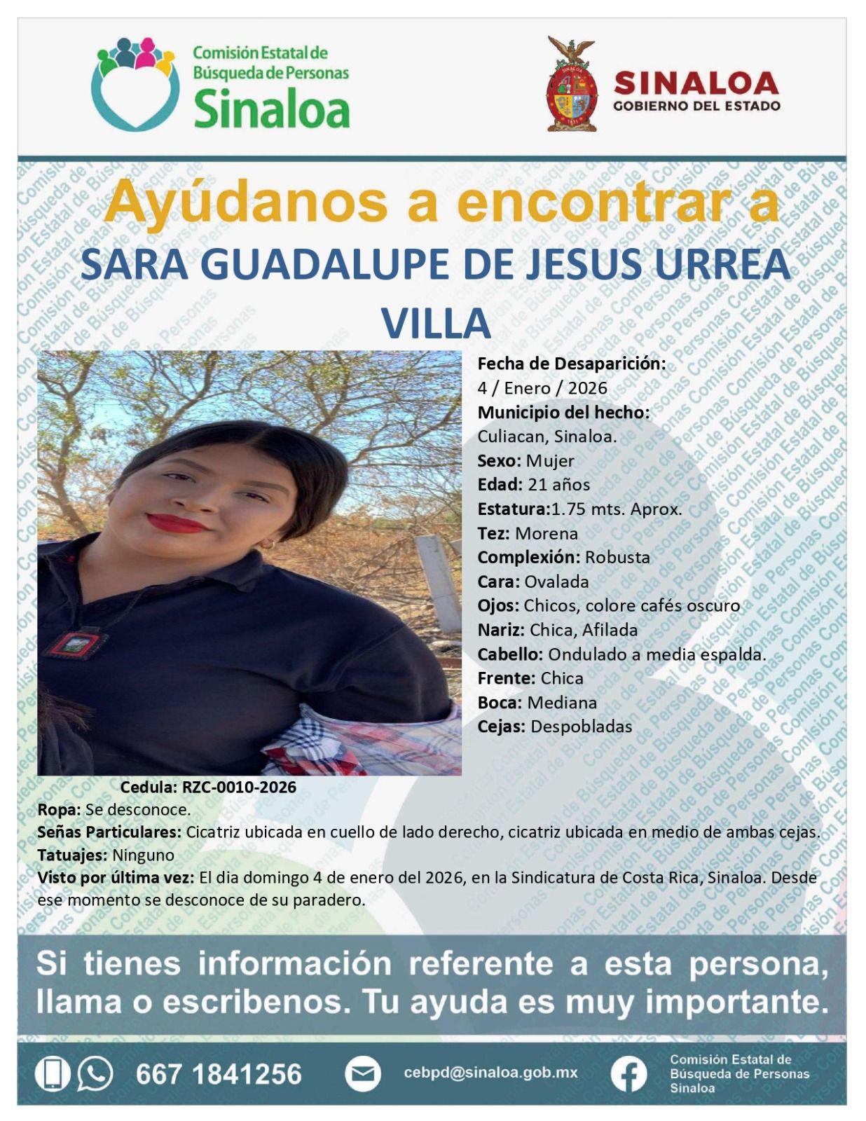 $!Buscan a madre e hija desaparecidas en la sindicatura de Costa Rica, Culiacán