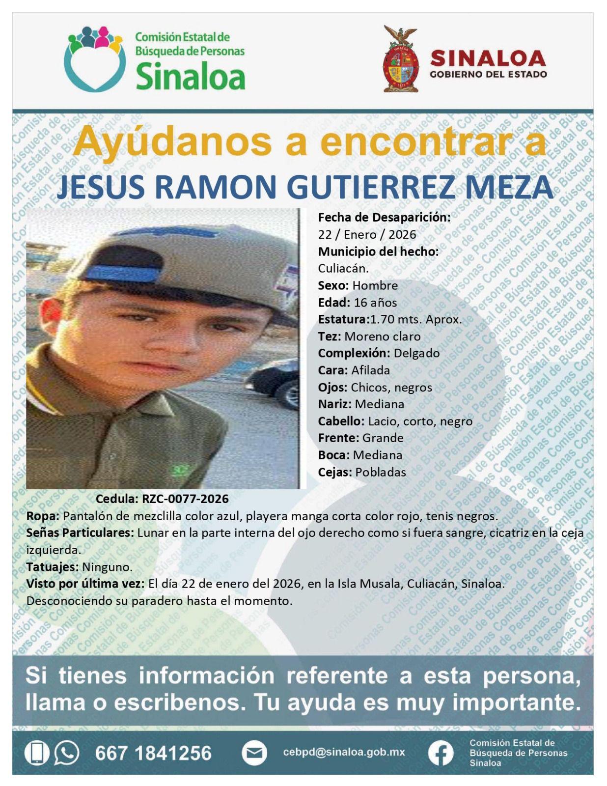 $!Jesús Ramón desaparece en la Isla Musala; familiares piden ayuda para localizarlo