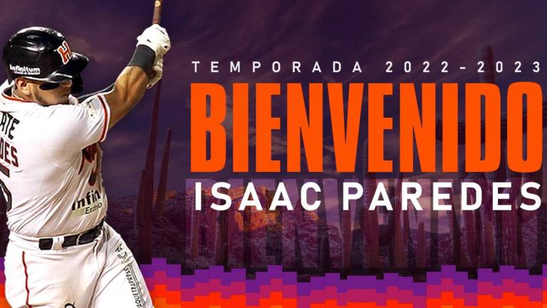 El ligamayorista Isaac Paredes regresa a Hermosillo