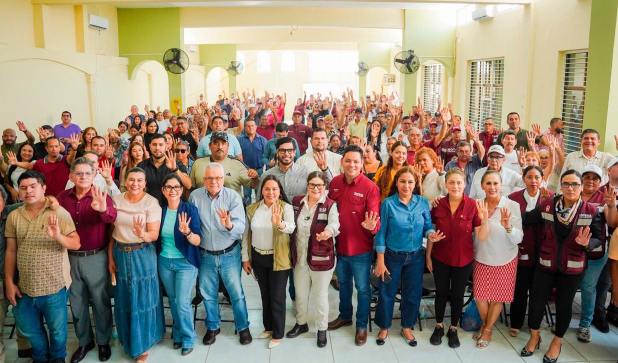 $!Imelda Castro encabeza asambleas en Rosario y Escuinapa con miras a la consolidación de Morena