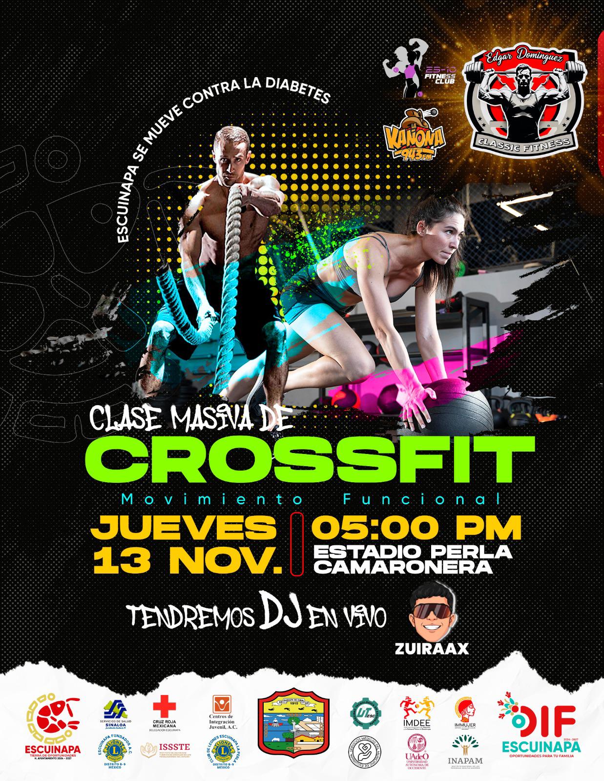 $!‘Escuinapa se Mueve Contra la Diabetes’: clase masiva gratuita este jueves en el Estadio Perla Camaronera