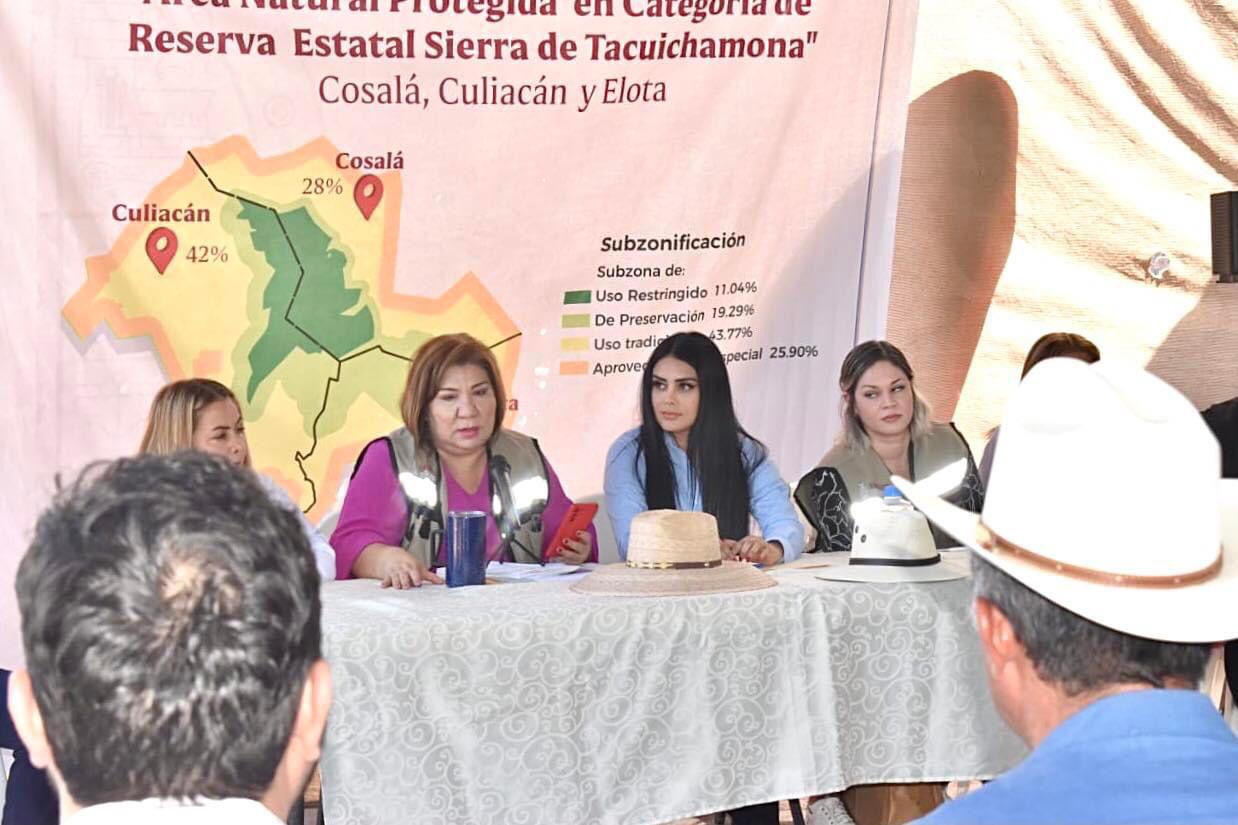 $!Presentan en Elota Plan de Manejo del Área Natural Protegida Sierra de Tacuichamona