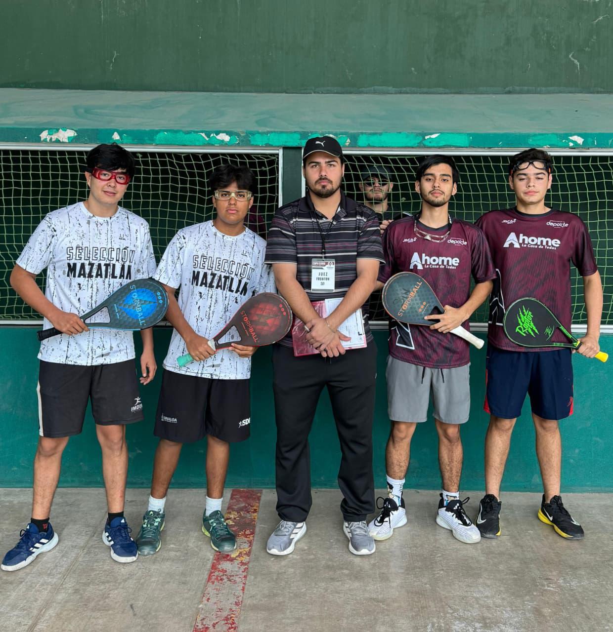 $!Cierre dorado para Mazatlán en el estatal de frontón de la Olimpiada Nacional 2026