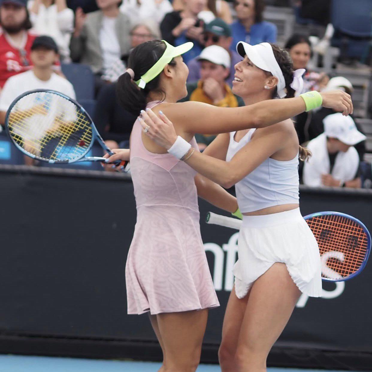 $!Giuliana Olmos se despide del Abierto de Australia en dobles femenil