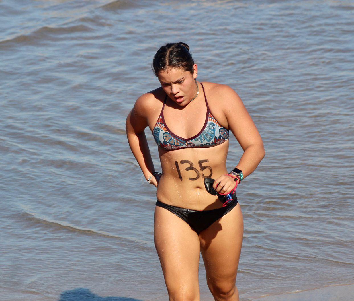 $!Carlos Mercado y Karla Luna, a la delantera en puntuable de natación