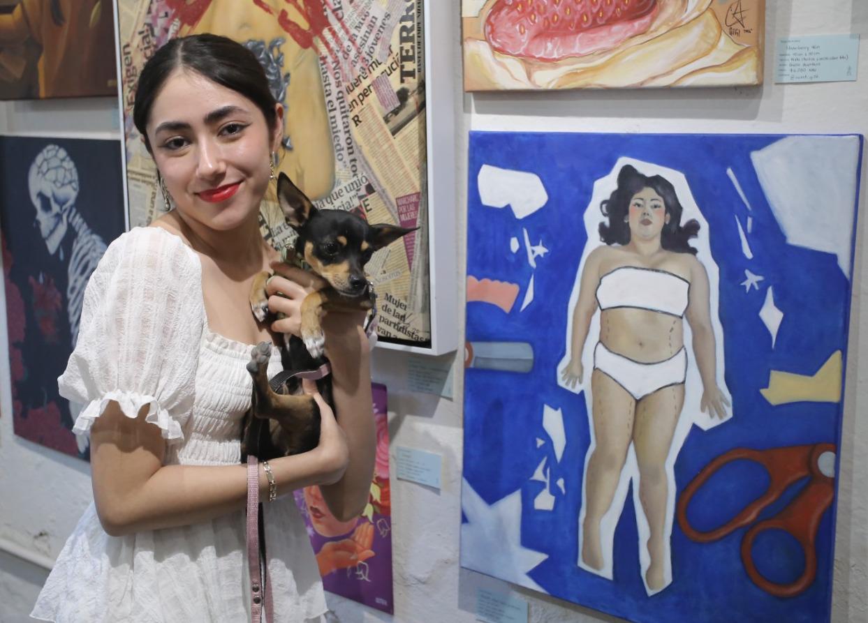 $!Ana Sofía Reyes con su mascota.