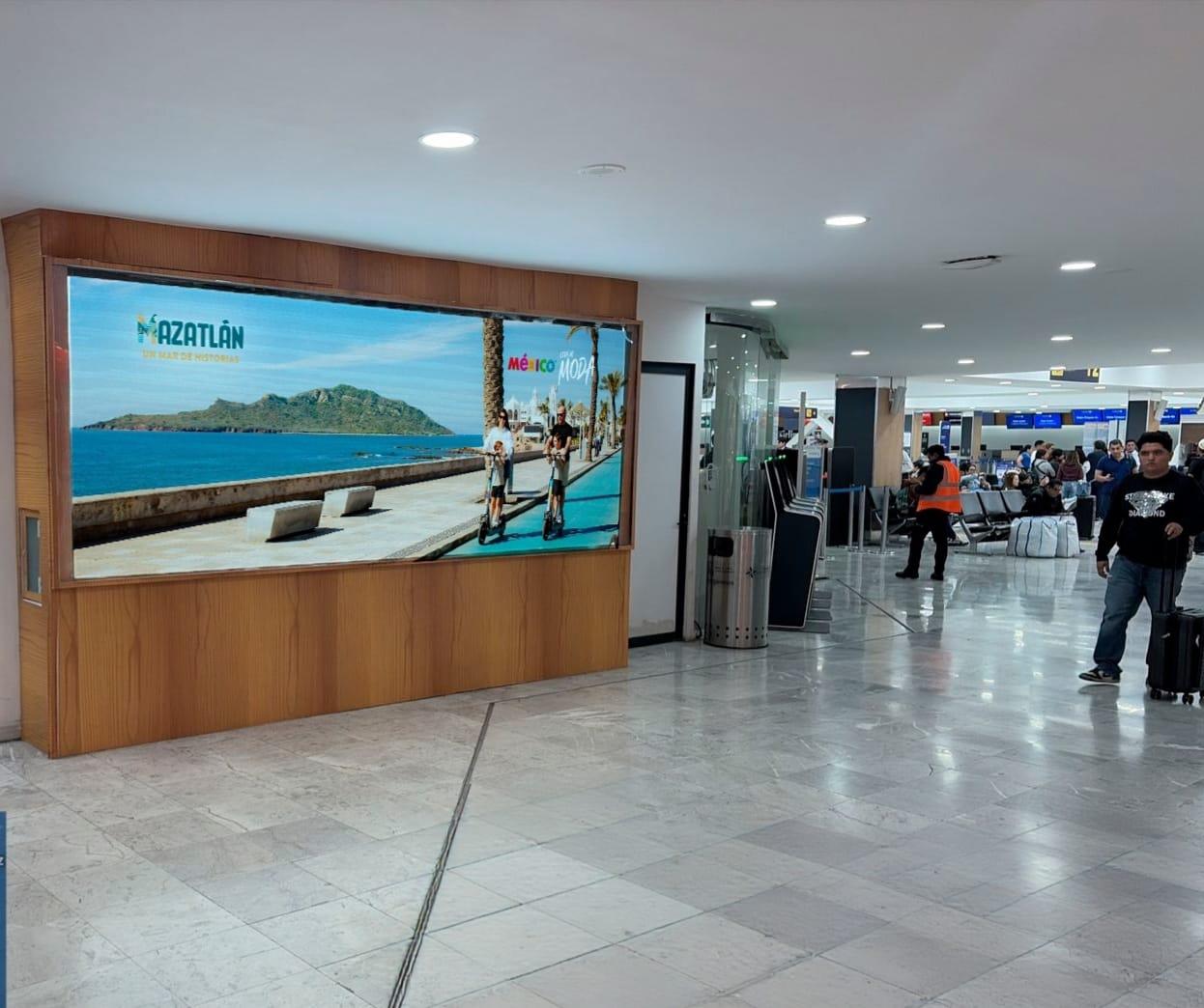 $!Con campaña estratégica se refuerza promoción de Mazatlán en el AICM