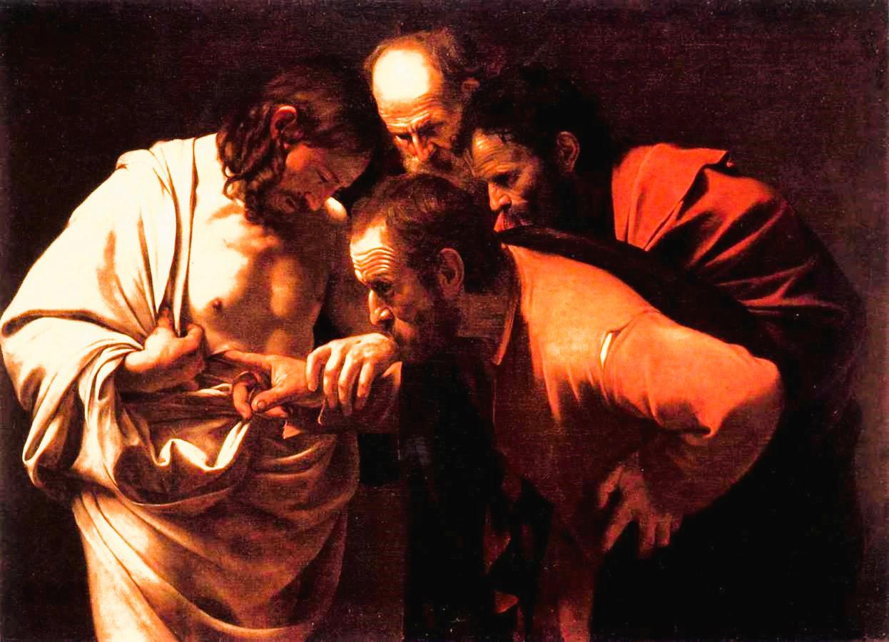 $!Caravaggio, La duda de Sto. Tomás.