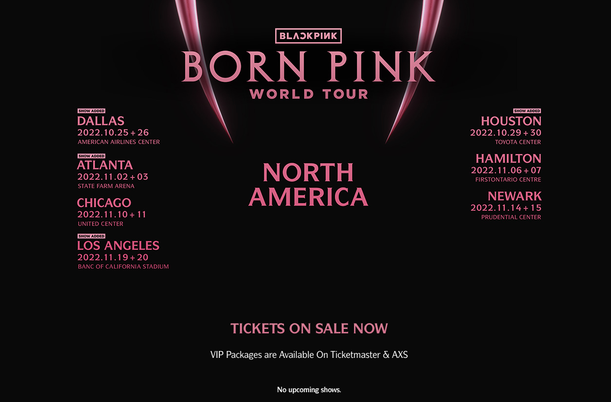 $!Confirman concierto de BLACKPINK en México con su ‘Born Pink Tour’